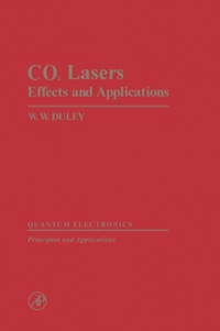 Cover image: CO2 Lasers Effects and Applications 1st edition 9780122233500