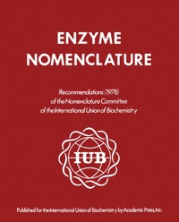 表紙画像: Enzyme nomenclature 1978 9780122271601