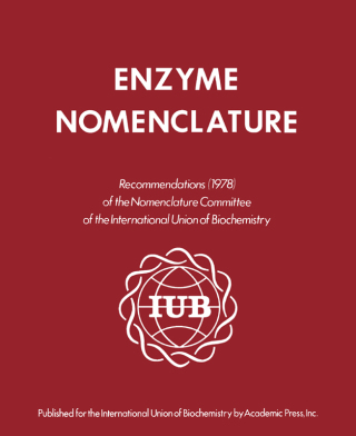 Cover image: Enzyme Nomenclature 1978: This Edition Is a Revision of the Recommendations (1972) of the IUPAC–IUB Commission on Biochemical Nomenclature, and Has Been Approved for Publication by the Executive Committee of the International Union of Biochemistry 9780122271618