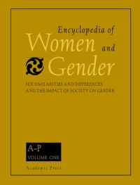 Imagen de portada: Encyclopedia of Women and Gender, Two-Volume Set: Sex Similarities and Differences and the Impact of Society on Gender