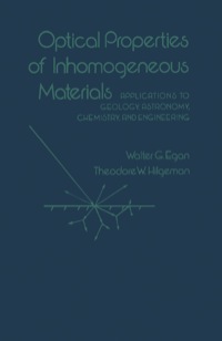 Cover image: Optical properties of inhomogeneous materials: Applications to geology, astronomy chemistry, and engineering 9780122326509