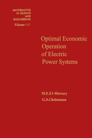 Immagine di copertina: Optimal economic operation of electric power systems 9780122368509
