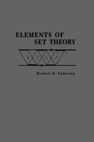 Immagine di copertina: Elements of Set Theory 9780122384400