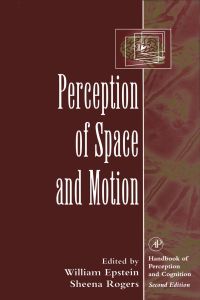 صورة الغلاف: Perception of Space and Motion 2nd edition 9780122405303