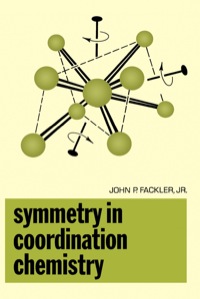 صورة الغلاف: symmetry In Coordination Chemistry 9780122475405