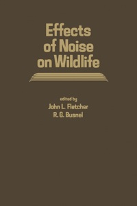 Imagen de portada: Effects of Noise On Wildlife 9780122605505