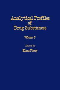 صورة الغلاف: Profiles of Drug Substances, Excipients and Related Methodology vol 5 9780122608056