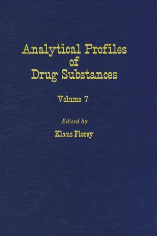 صورة الغلاف: Profiles of Drug Substances, Excipients and Related Methodology vol 7 9780122608070
