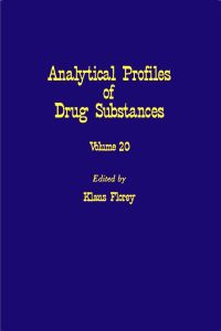 Imagen de portada: Analytical Profiles of Drug Substances and Excipients: Volume 20 9780122608209