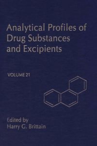 Cover image: Profiles of Drug Substances, Excipients and Related Methodology vol 21 9780122608216