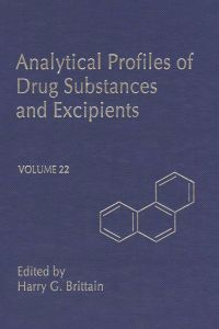 صورة الغلاف: Analytical Profiles of Drug Substances and Excipients 9780122608223