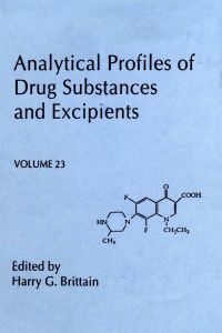 Imagen de portada: Analytical Profiles of Drug Substances and Excipients 9780122608230