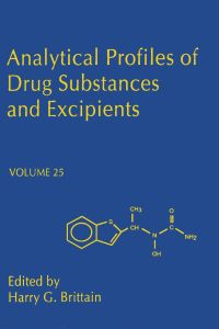 صورة الغلاف: Analytical Profiles of Drug Substances and Excipients 9780122608254