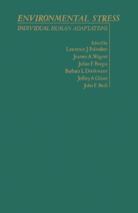Immagine di copertina: Environmental Stress: Individual Human Adaptations 1st edition 9780122613500
