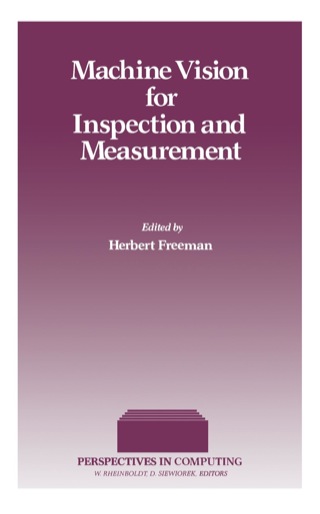Cover image: Machine Vision for Inspection and Measurement 9780122667190
