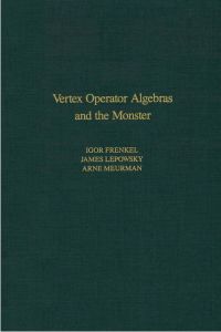 表紙画像: Vertex Operator Algebras and the Monster 9780122670657