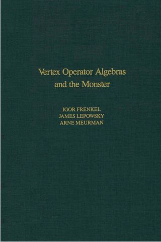 Cover image: Vertex Operator Algebras and the Monster 9780122670657