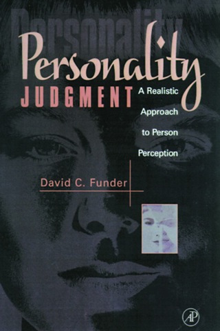 Cover image: Personality Judgment: A Realistic Approach to Person Perception 9780122699306