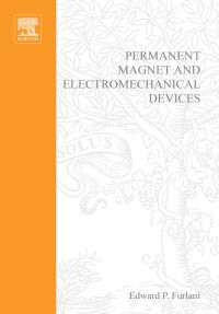 Cover image: Permanent Magnet and Electromechanical Devices: Materials, Analysis, and Applications 9780122699511