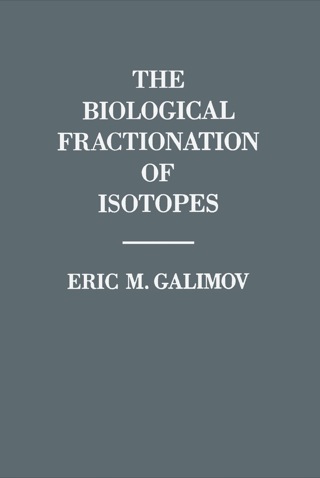 Cover image: The Biological Fractionation of Isotopes 1st edition 9780122739705