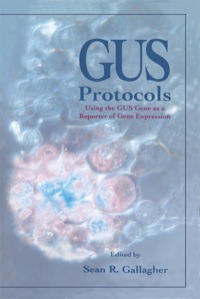 Omslagafbeelding: GUS Protocols: Using the GUS Gene as a Reporter of Gene Expression 9780122740107