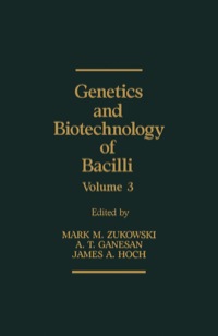 表紙画像: Genetics and Biotechnology of Bacilli 9780122741623