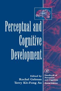 Titelbild: Perceptual and Cognitive Development 9780122796609