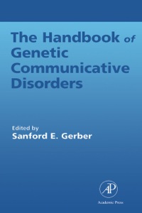 Titelbild: Handbook of Genetic Communicative Disorders 9780122806056