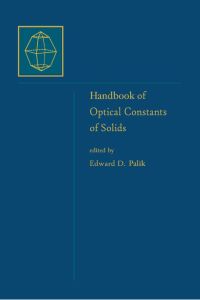 Omslagafbeelding: Handbook of Optical Constants of Solids: Handbook of Thermo-Optic Coefficients of Optical Materials with Applications 9780122818554