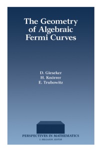 Omslagafbeelding: The Geometry of Algebraic Fermi Curves 9780122826207