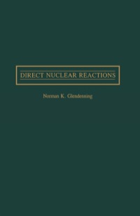 表紙画像: Direct nuclear Reactions 1st edition 9780122863202