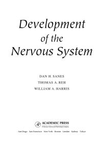 Omslagafbeelding: Development of the Nervous System 9780123003300