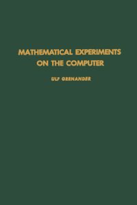 Titelbild: Mathematical experiments on the computer 9780123017505