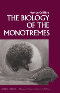 Cover image: The Biology of the Monotremes 1st edition 9780123038500
