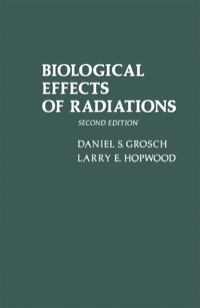 Cover image: Biological Effects of Radiations 2nd edition 9780123041500