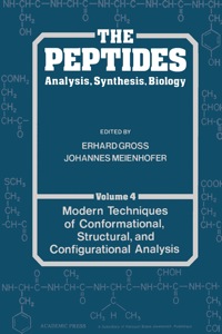Imagen de portada: The Peptides Analysis, Synthesis, Biology: Modern Techniques of Conformational Structural, and Configurational Analysis 1st edition 9780123042040