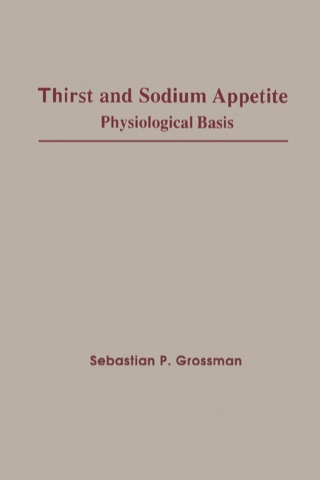 Cover image: Thirst and Sodium Appetite: Physiological Basis 9780123043009