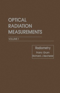 Cover image: Radiometry 9780123049018