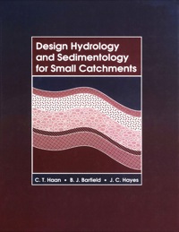 Cover image: Design Hydrology and Sedimentology for Small Catchments 9780123123404