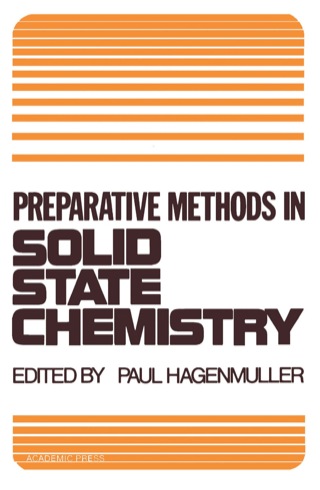 Cover image: Preparative Methods in Solid State Chemistry 9780123133502