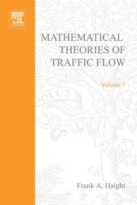 Cover image: Mathematical theories of traffic flow 9780123152503