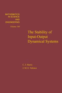 Cover image: The stability of input-output dynamical systems 9780123276803