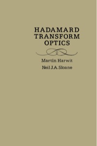 Imagen de portada: Hadamard transform optics 9780123300508