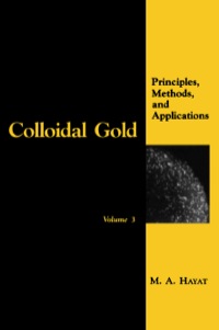 Imagen de portada: Colloidal Gold: Principles, Methods, and Applications 9780123339294