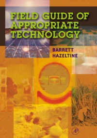 Imagen de portada: Field Guide to Appropriate Technology 9780123351852