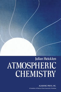 صورة الغلاف: Atmospheric Chemistry 1st edition 9780123367402