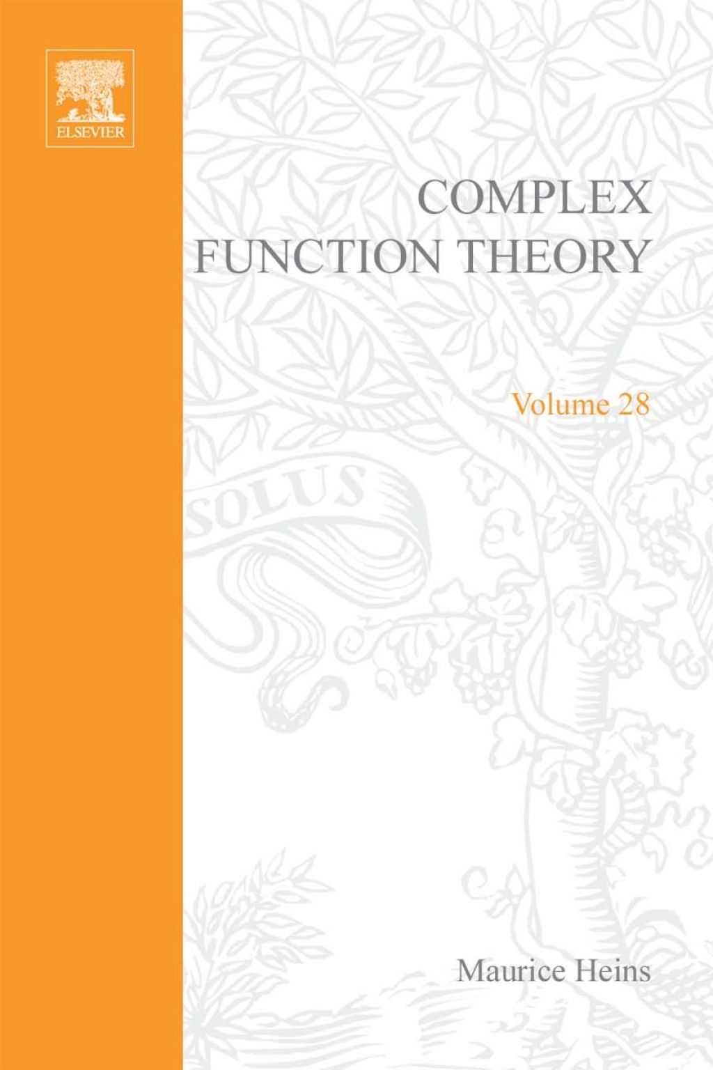 Complex function theory (eBook)