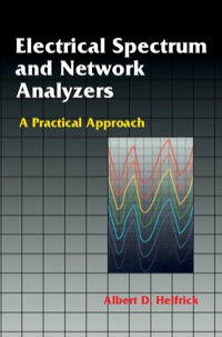 Cover image: Electrical Spectrum & Network Analyzers: A Practical Approach 9780123382504