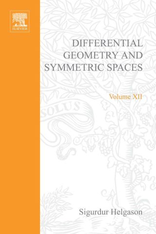 Cover image: Differential geometry and symmetric spaces 9780123384508
