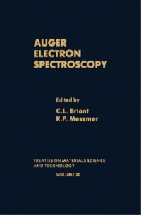 Titelbild: Auger Electron Spectroscopy 9780123418302